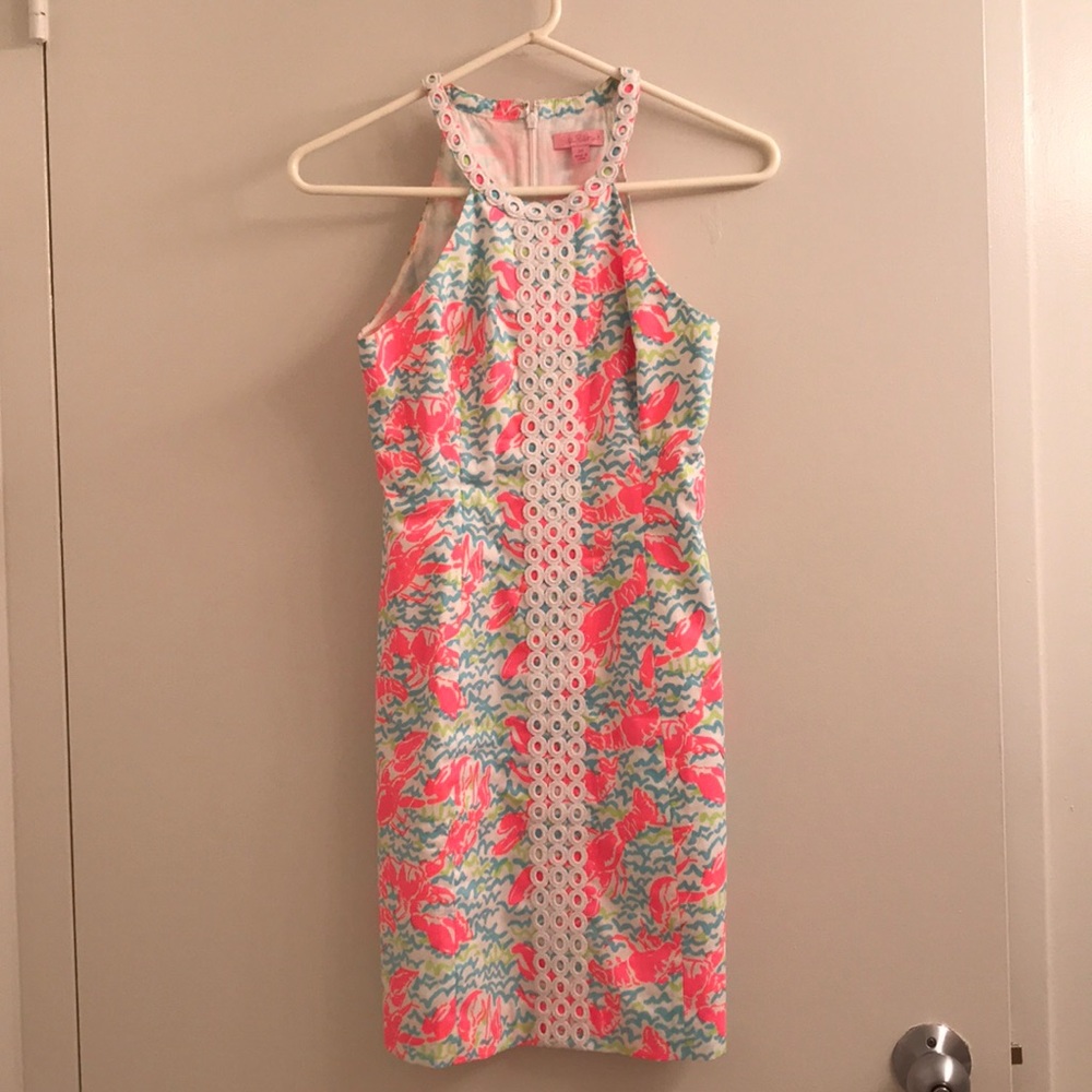 Lilly Pulitzer “Lobstah Roll” print dress